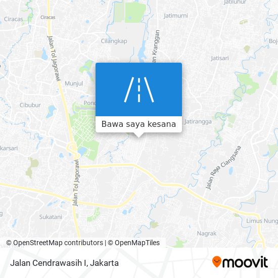 Peta Jalan Cendrawasih I