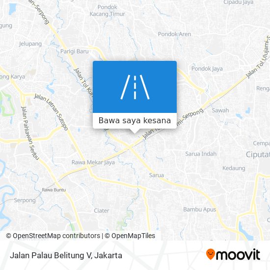 Peta Jalan Palau Belitung V