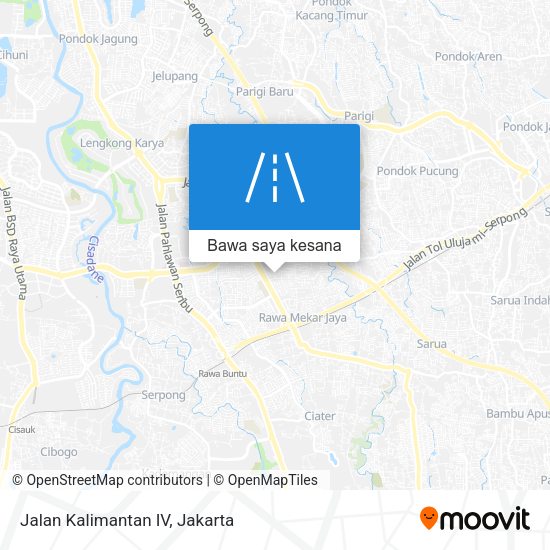 Peta Jalan Kalimantan IV