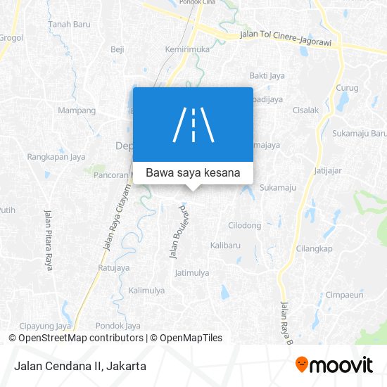 Peta Jalan Cendana II