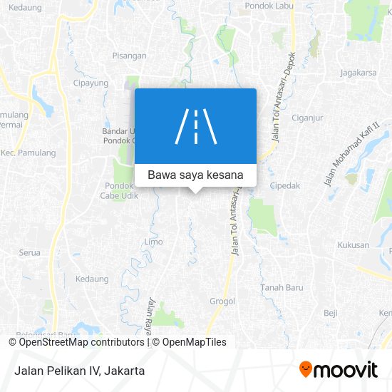 Peta Jalan Pelikan IV