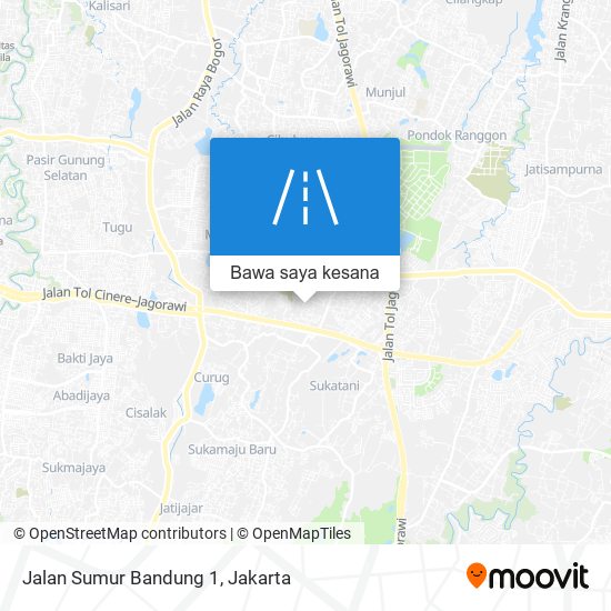 Peta Jalan Sumur Bandung 1