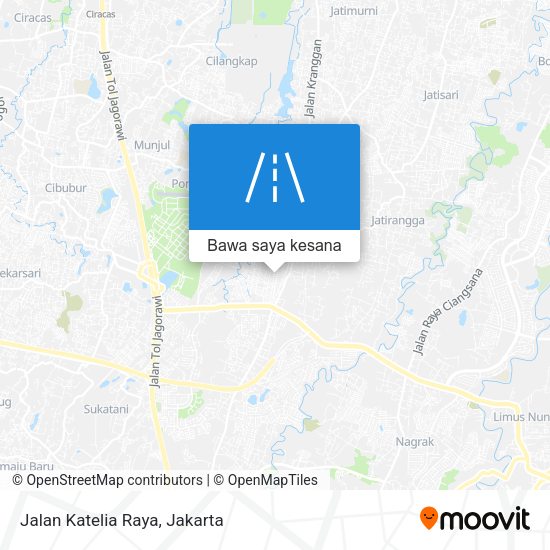 Peta Jalan Katelia Raya