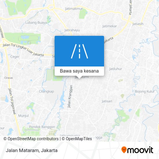 Peta Jalan Mataram