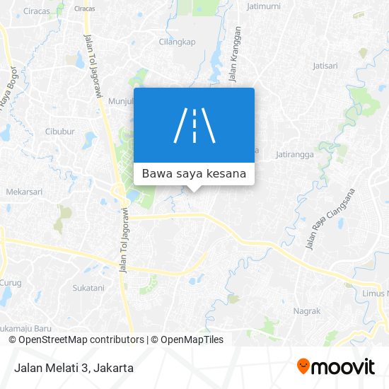 Peta Jalan Melati 3