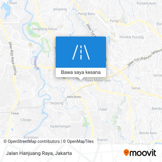 Peta Jalan Hanjuang Raya