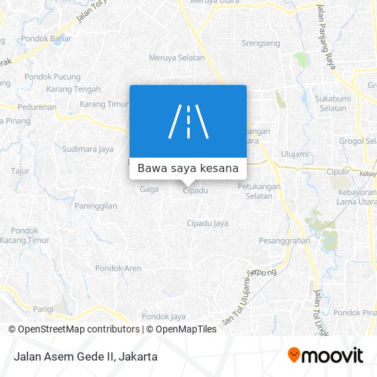 Peta Jalan Asem Gede II