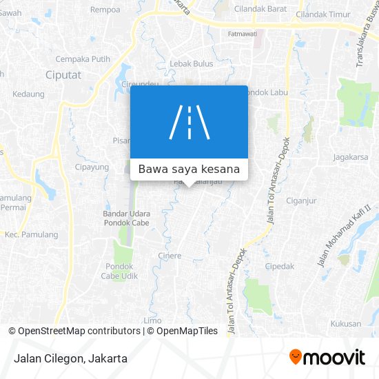 Peta Jalan Cilegon