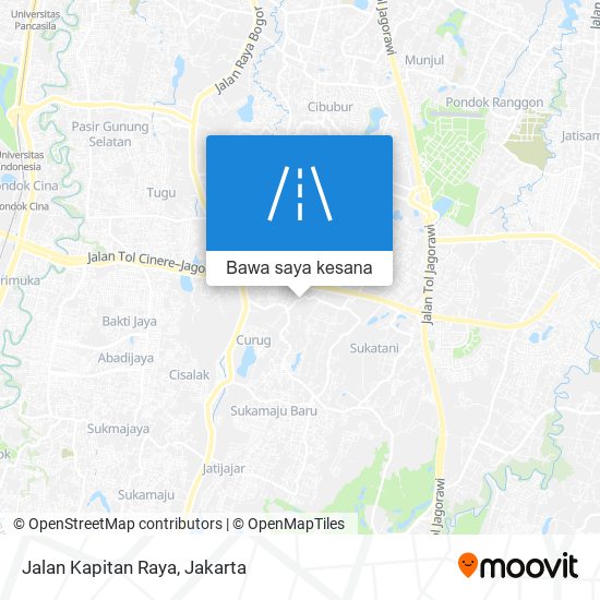 Peta Jalan Kapitan Raya