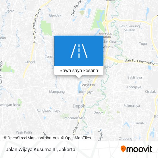 Peta Jalan Wijaya Kusuma III