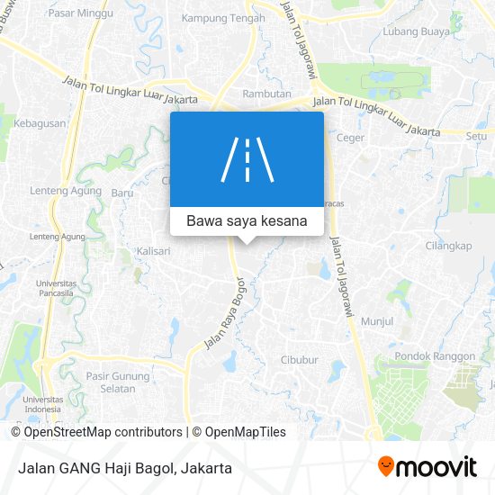 Peta Jalan GANG Haji Bagol