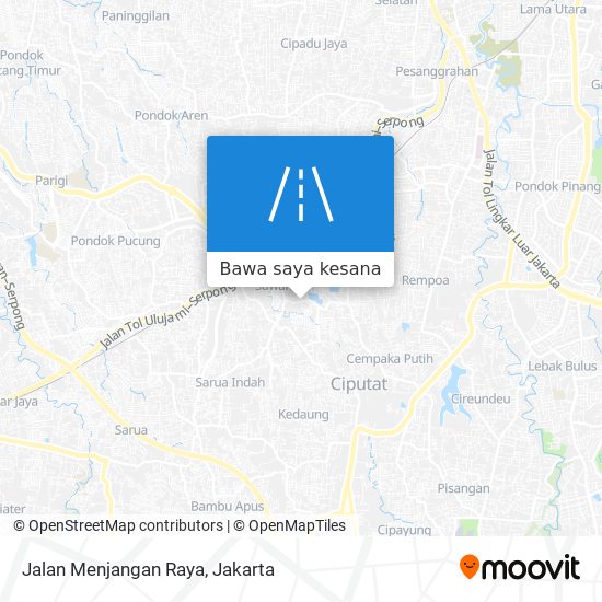 Peta Jalan Menjangan Raya