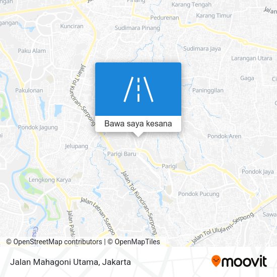 Peta Jalan Mahagoni Utama
