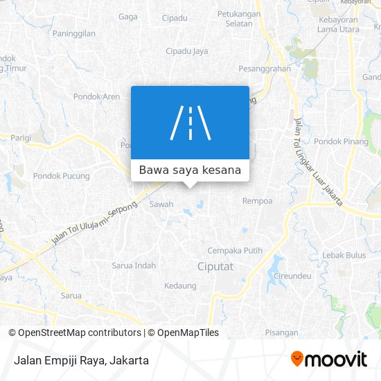 Peta Jalan Empiji Raya