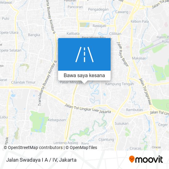 Peta Jalan Swadaya I A / IV