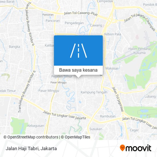 Peta Jalan Haji Tabri