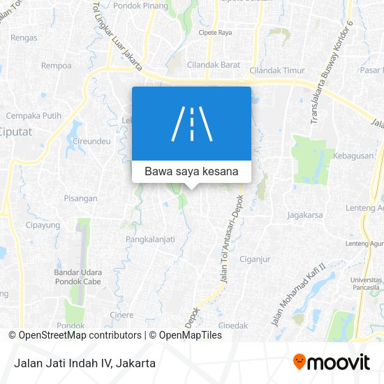 Peta Jalan Jati Indah IV