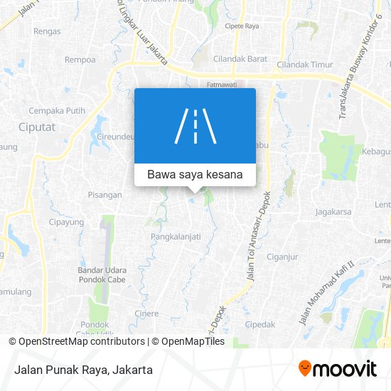 Peta Jalan Punak Raya