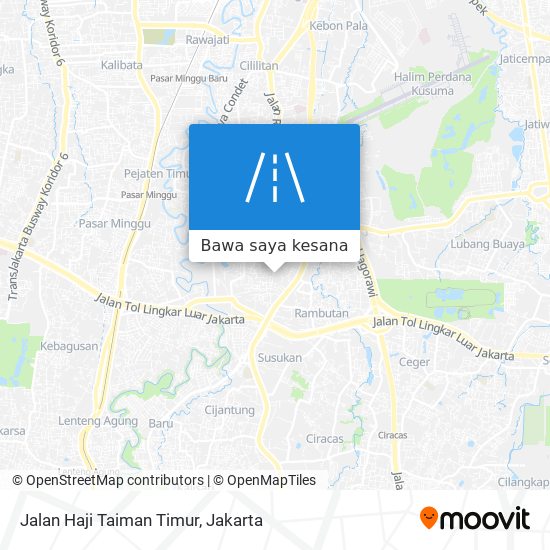 Peta Jalan Haji Taiman Timur