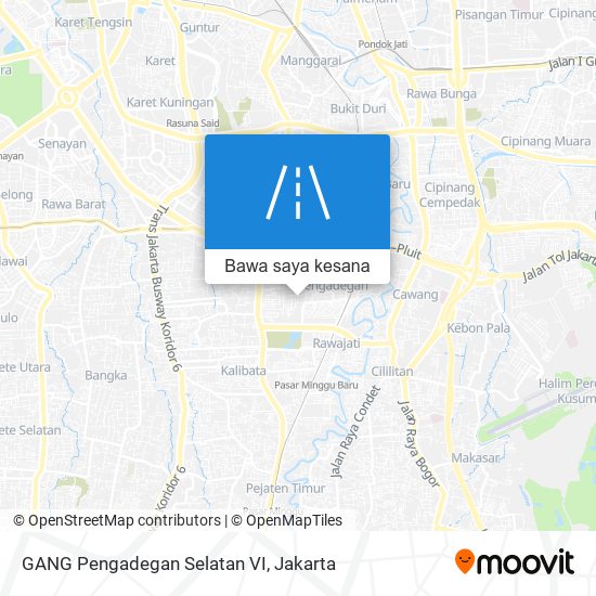 Peta GANG Pengadegan Selatan VI