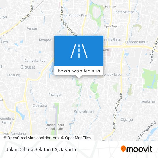 Peta Jalan Delima Selatan I A