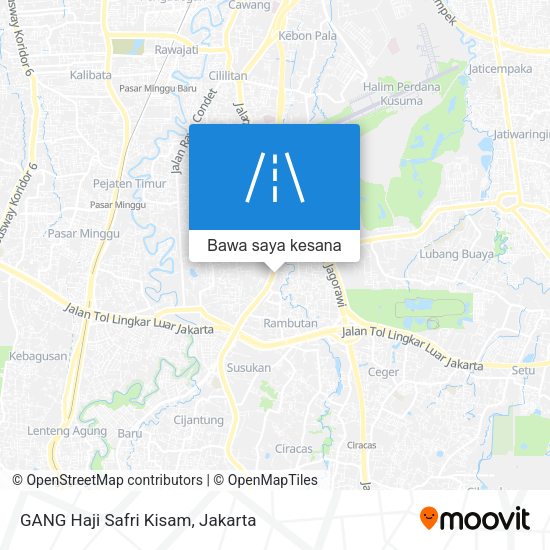 Peta GANG Haji Safri Kisam