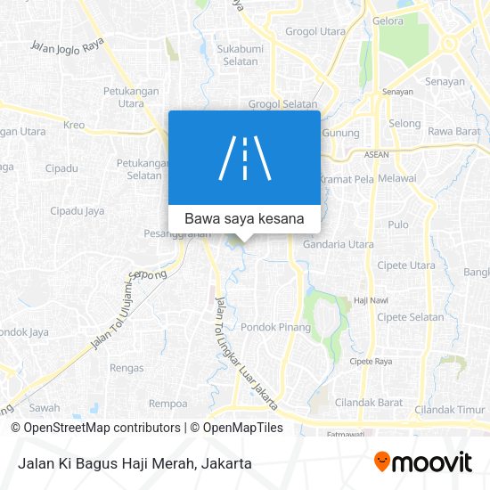 Peta Jalan Ki Bagus Haji Merah