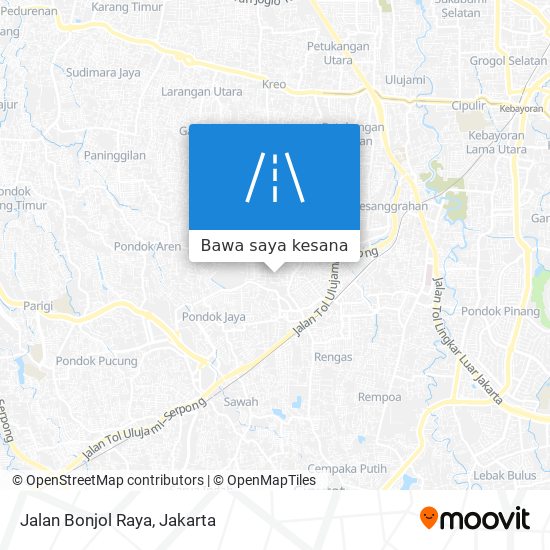 Peta Jalan Bonjol Raya