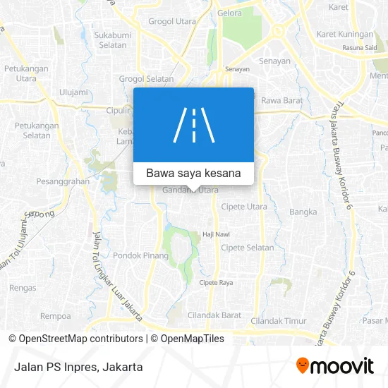Peta Jalan PS Inpres