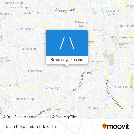 Peta Jalan Karya Indah I