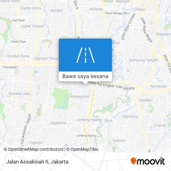 Peta Jalan Assakinah II