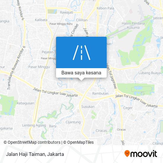 Peta Jalan Haji Taiman