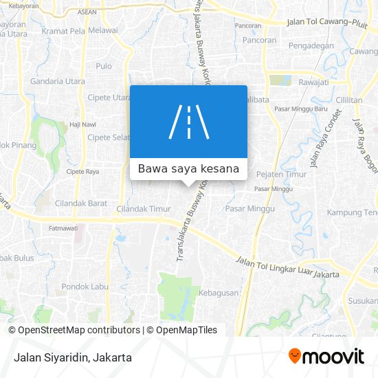 Peta Jalan Siyaridin