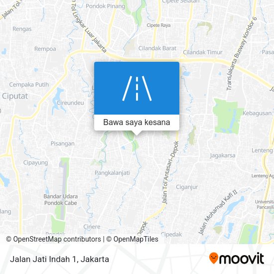 Peta Jalan Jati Indah 1