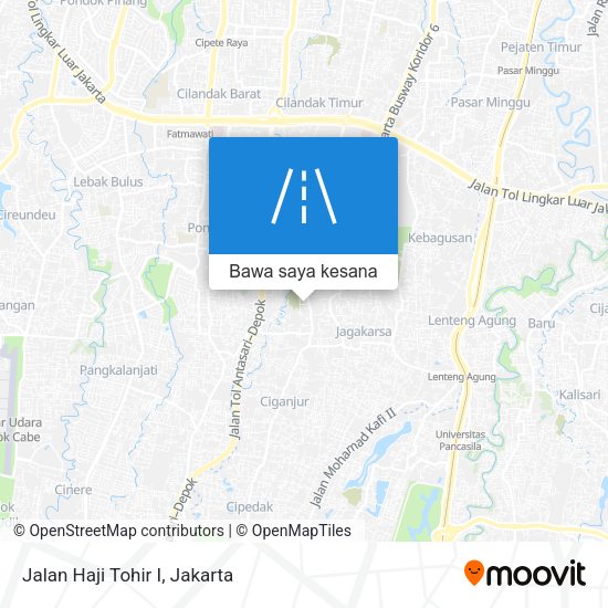 Peta Jalan Haji Tohir I