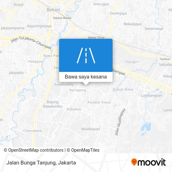 Peta Jalan Bunga Tanjung