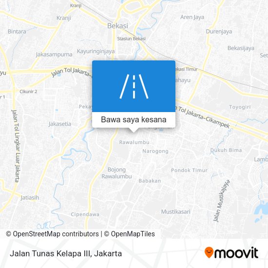 Peta Jalan Tunas Kelapa III