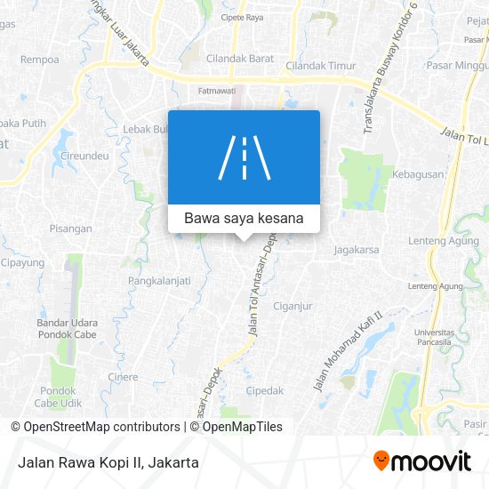 Peta Jalan Rawa Kopi II