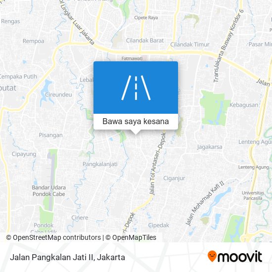 Peta Jalan Pangkalan Jati II