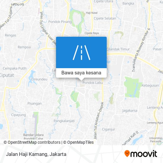 Peta Jalan Haji Kamang