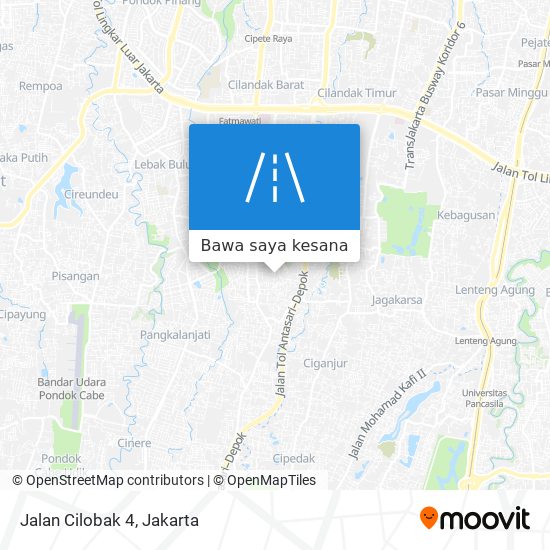 Peta Jalan Cilobak 4