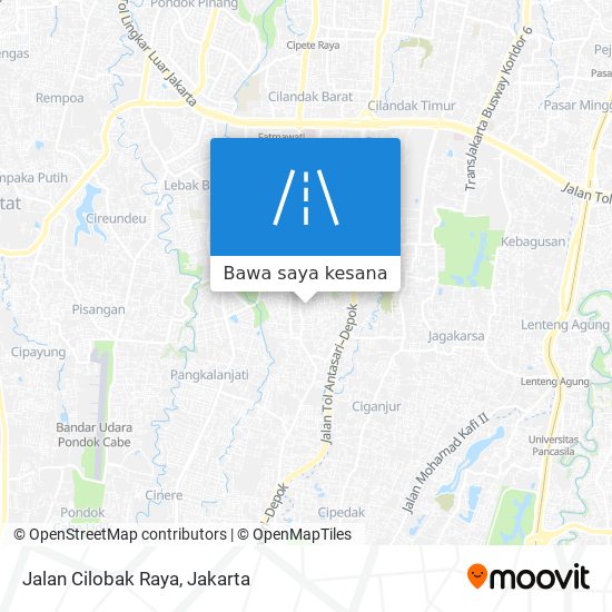 Peta Jalan Cilobak Raya