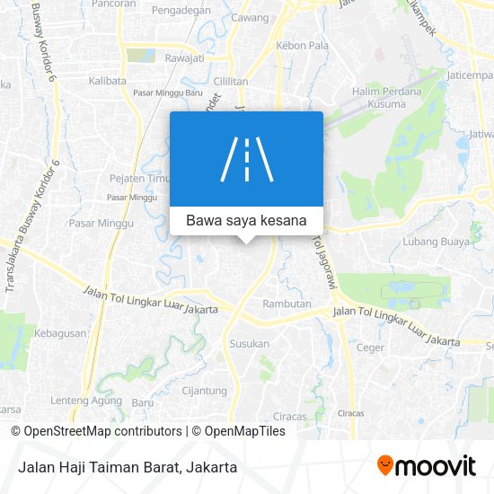 Peta Jalan Haji Taiman Barat