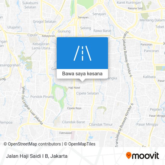 Peta Jalan Haji Saidi I B