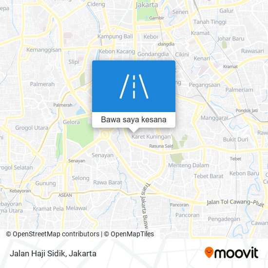 Peta Jalan Haji Sidik