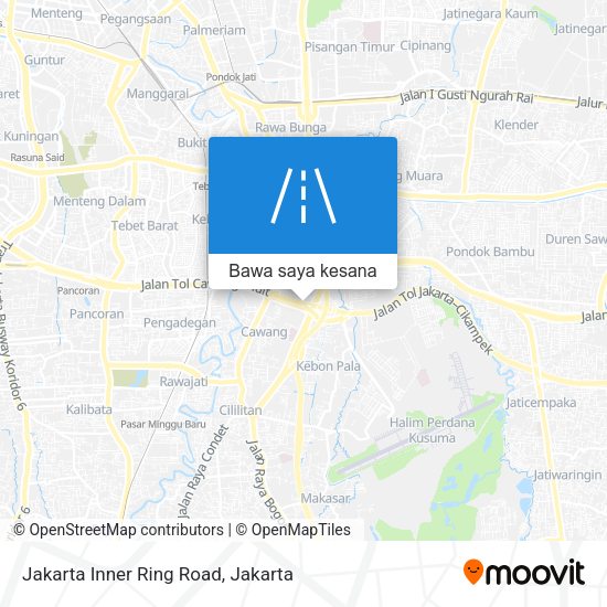 Peta Jakarta Inner Ring Road