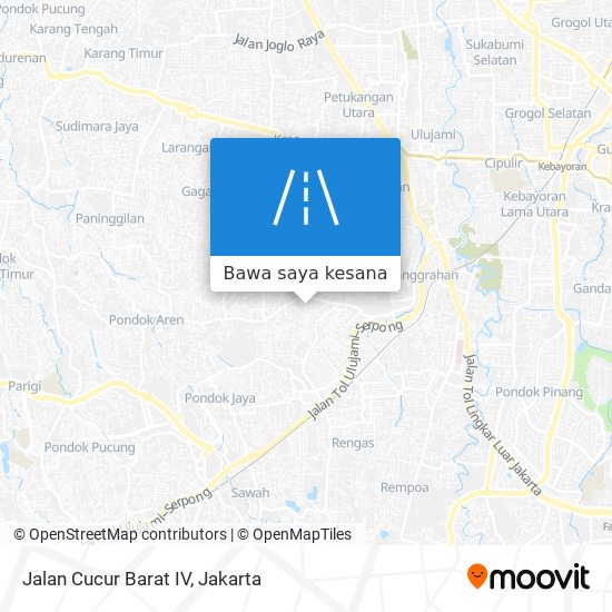 Peta Jalan Cucur Barat IV