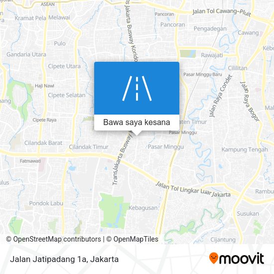 Peta Jalan Jatipadang 1a