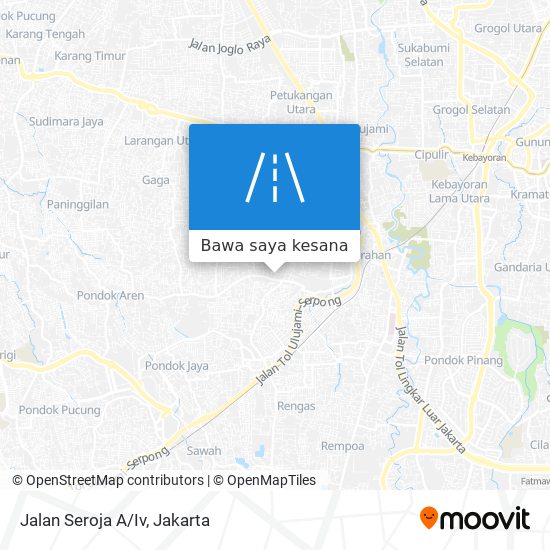 Peta Jalan Seroja A/Iv