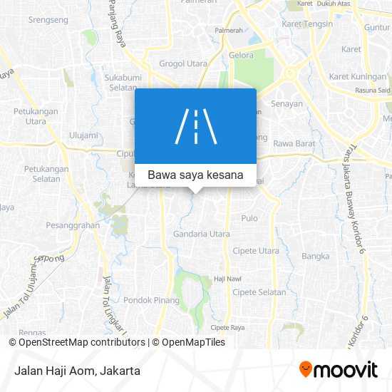 Peta Jalan Haji Aom